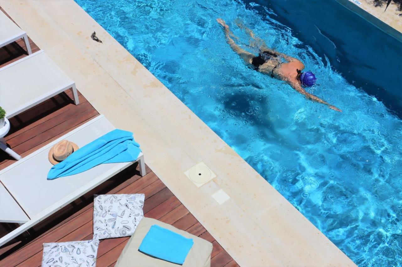 Fos Villa, A Luxe House With Private Heated Pool Galatász Kültér fotó